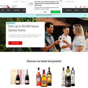 qantas wine vouchers.